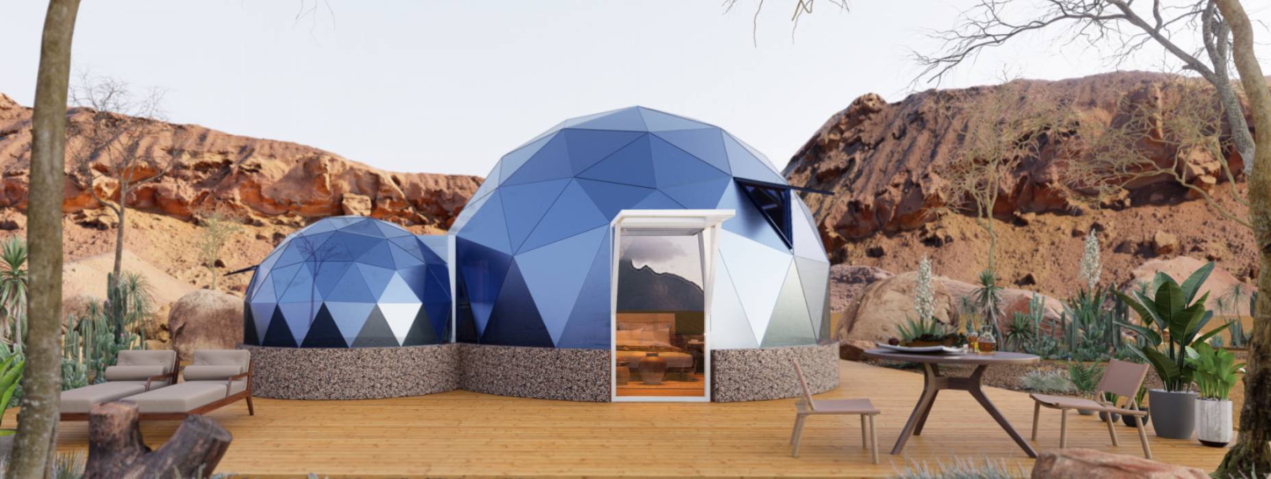 枞阳县球形智能光伏玻璃星空房